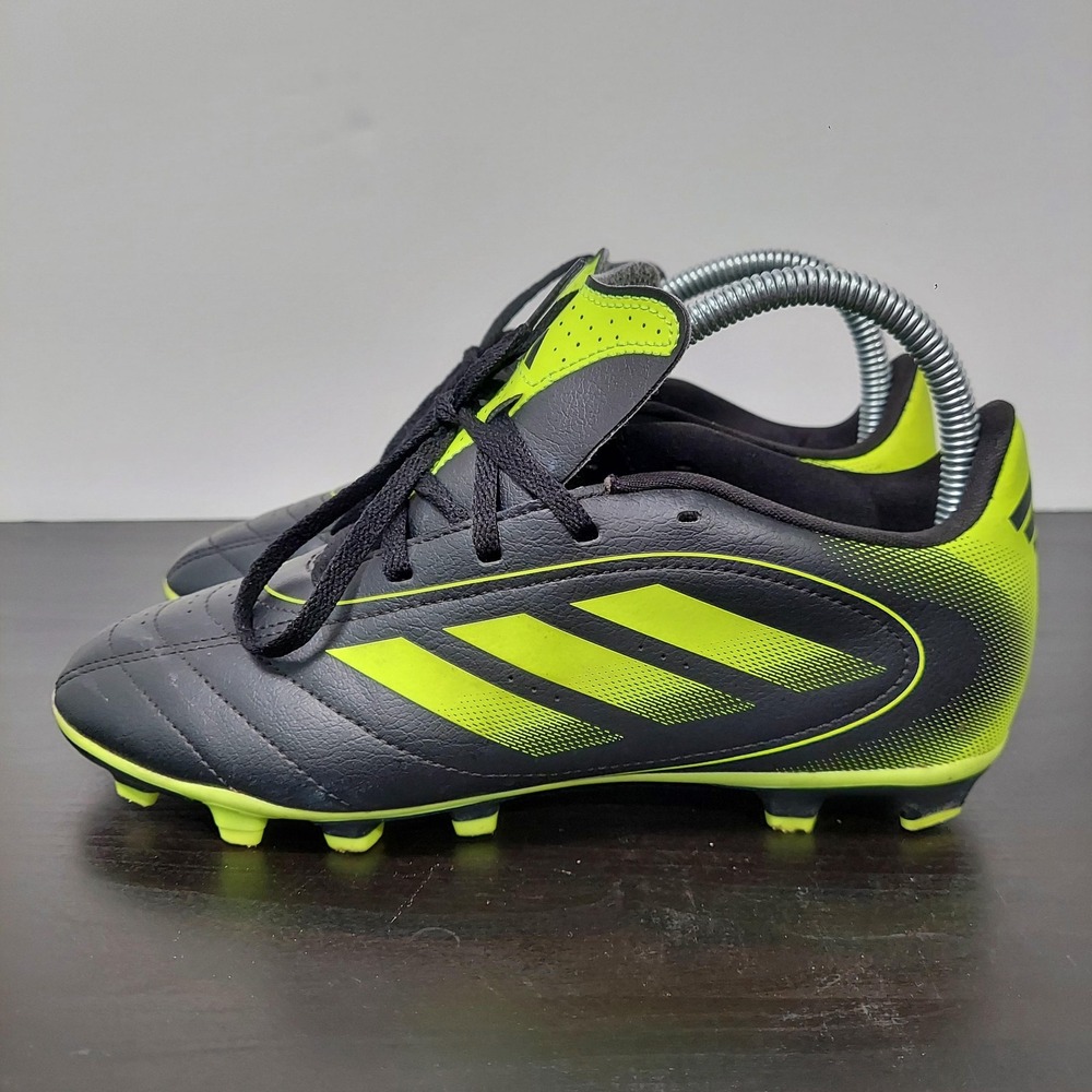 Adidas Goletto Shoes Mens Size 6 Black Yellow‎ Soccer Firm Ground Cleats